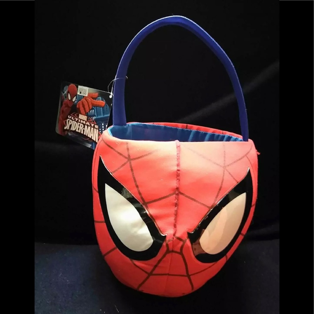 Marvel Ultimate Spider-Man Kids Plush Basket